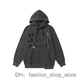 MM6 Margiela hoodie Men's Hoodies Sweatshirts High Quality Embroidered Letter Cutout Design Couple Hooded Pullover Men Women Clothes cp hoodie puff 1 ZZZH