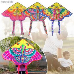 Kite Accessories Random Butterfly Kite with Handle Line Children Kite Flying Toy Easy Control Ripstop Nylon Birds Eagle Kite Outdoor ToysL231118