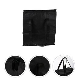 Storage Bags 1PC Black Durable Lunch Tote Bag Simple Cooler Portable Insulation