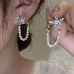 Dangle Earrings 2023 Pearl Women's Fashion Light Luxury Sea Star Forest Series Design Sense Advanced Art