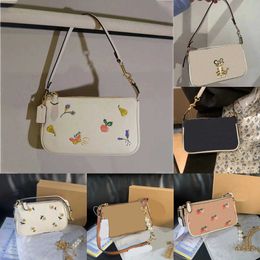 Underarm Bag women designer bags Mahjong Bag Classic Pearl Chain Underarm Small Square Shoulder Bag Rabbit Zodiac Bags Handbag 230420