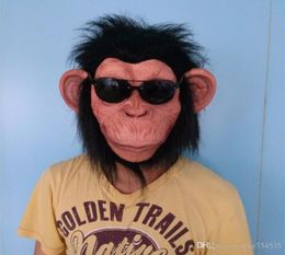 XMERRY Chimp Monkey Mask Gorilla Ape Bruno Mars Lazy Song Animal Primate Fancy Dress5172479