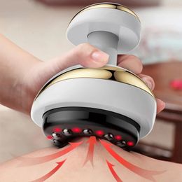 Other Massage Items Home Electric Guasha Scraping Cupping Body Massager Vacuum Cans Suction Cup Heating Anti Cellulite Gua Sha 231113