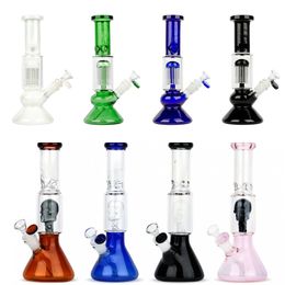 Vintage PREMIUM Glass Bong Water Hookah 10INCH Smoking Pipes With Bowl Original Glass Factory can put customer logo by DHL UPS CNE