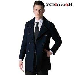 Men's Wool & Blends Men Coat 70% Double Breasted Winter Big Size S-6XL #18243-5 Nadi22