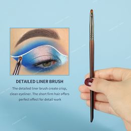 Precision Eyeliner Brush Synthetic Mini Beauty Makeup Liner Brush Fibre Bristles brochas de maquillaje de alta calidad 1pc Makeup Tools AccessoriesMakeup Brushes