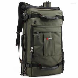 Backpack 2023 Outdoor Large Capacity Men's Travel Bag Leisure High School Student Computer Lock Waterproof