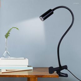 Table Lamps LED Spot Lamp High Brightness Light With Clip Flexible Reading Study 3W Desktop Bedside USB Night Lighting