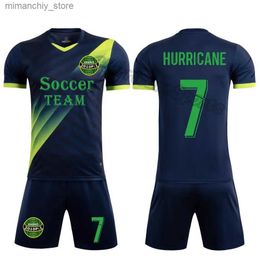 Collectable Men Children Soccer Jerseys Sets Kit Free Custom Name Number KidsTraining Suit Sweatshirt Outdoor Football Shirt Set Uniforms Q231118