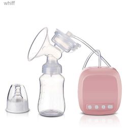 Breastpumps Electric Breast Pump Milker Suction Automatic Massage Postpartum Milk Maker Soft Baby Feeding Accessories Newborn Milk BottleL231118