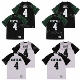 High School Football 4 Dalvin Cook Jersey Miami Central Moive For Sport Fans Breathable Team Black Away White Colour Pure Cotton Stitched And Embroidery College