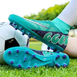 Football Shoes Men Outdoor Soccer Shoes Training Shoes Futsal Long Spikes Ultralight Non-Slip Sport Cleats Breathable Indoor