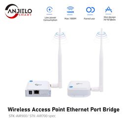 Other Electronics Wireless Signal Wall through Ethernet Air Connector Port Bridge Kit Outdoor Long Distance UP to 1000 Metres Transmitter Receiver 231117
