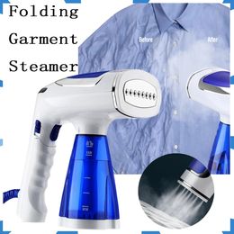 Other Home Garden Foldable Garment Steamer 1600W Powerful Handheld Steam Iron for Clothes 200ML Travel Portable FastHeat Ironing Machine 231118