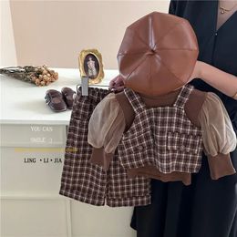 Clothing Sets Girls Autumn Set Baby Girl Fashion Three Piece Childrens Internet Celebrity Fried 231117