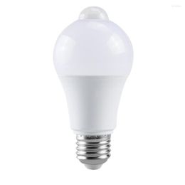 85-265V E27 PIR Motion Sensor Lamp 12W Bulb With Infrared Detector Security Light White