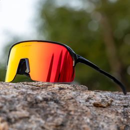 Outdoor Eyewear Kapvoe Cycling Sunglasses Polarised Bicycle Glasses Men Women Road Mountain Bike Sport Goggles 231118