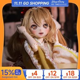 Dolls Shuga Fairy Ezio 1/4 Doll BJD Body Fashion Model Fullset Resin Toys for Kids Gifts Jointed Doll Russian Doll LS 231118