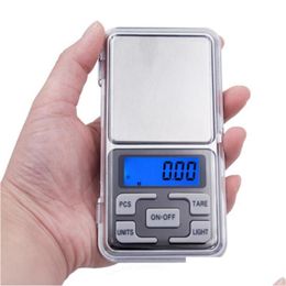 Weighing Scales 200G/0.01G Mini Led Electronic Portable Pocket Jewellery Scale Precision Digital Home Kitchen Baking Tool Drop Dhgarden Dhw98