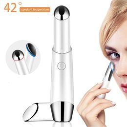 Face Massager Beauty Eye Instrument Device Electronic Remove Dark Circles Bags Fine lines Heating Tools 230418