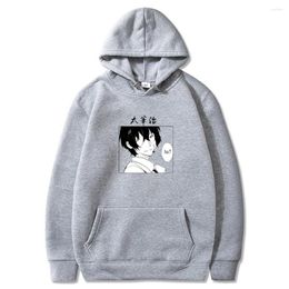 Men's Hoodies Bungo Stray Dogs Harajuku Dazai Osamu Cool Men Women Fashion Funny Print Sweatshirt