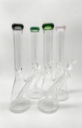 DPGWP029 8 inch Coloured lip glass beaker with downstem and 14mm funnel bowl9308561