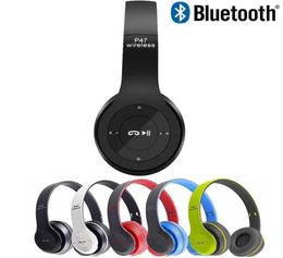 wireless earphone stereo bluetooth headphones foldable Headset animation showing support TF card buildin mic 35mm jack for androi5670958