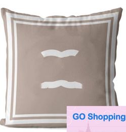 Wholesale Letter designer pillow home room decor pillowcase couch chair sofa orange car thick cashmere cushion multisize casual designer pillows factory outlet