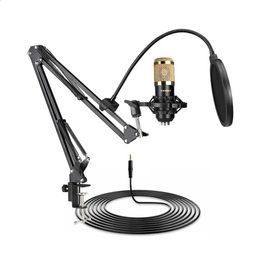 Receivers BM800 Condenser Microphone USB Host Recording Live Broadcast Equipment MK019F 231117