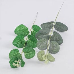 Decorative Flowers Simulation Plant Eucalyptus Leaves Spring Wedding Decor Artificial Mini Mr & Mrs Dec