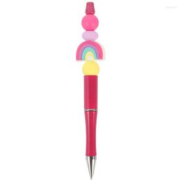 Beadable Pen Beaded With Silicone Bead Ballpoint Craft For Rewards