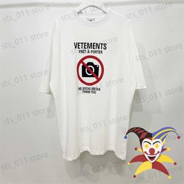 Men's T-Shirts High Quality T-Shirt Men Women 1 1 Oversized NO SOCIAL MEDIA THANK YOU T Shirt Tops Tee VTM T230419