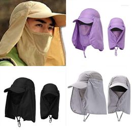 Berets 360°Outdoor UV Protection Ear Flap Neck Cover Sun Hat Cap Fishing Hunting Hiking