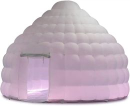 Oxford led shelter Inflatable Dome Tent with Air Blower Pop up Igloo House balloon Yurt for NightClub/Disco/Event/Party/Wedding/Show/Exhibition