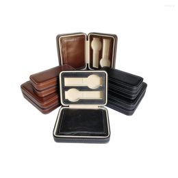 Jewelry Pouches Watch Case Lid Portable Zipper Storage Box Smooth Dustproof Large Capacity Thicken Holder Accessory Table Wristwatch