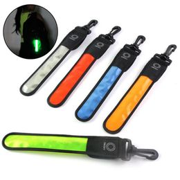 Keychains Accessories Safety Alert Wrist Support Arm Belt Band Luminous Armband Backpack Hanging Lights LED Reflective Light