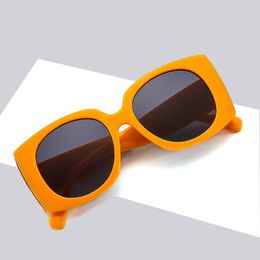 Sunglasses WENLCCK The 2023 Large Square Frame Han Edition Tide Female Uv Web Celebrity Driving Glasses