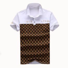 Designer Poloshirts Herren Luxus Polos Casual Herren T-Shirt Snake Bee Letter Print Stickerei Mode High Street Man T-Shirt