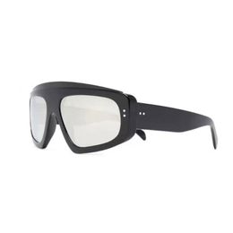 Designer sunglasses for women oversized frame 40225 all-match style sunglasses men outdoor UV protection chunky plate original box