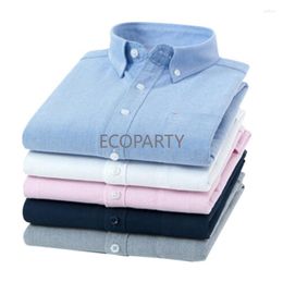 Men's Dress Shirts 2023 Men's Casual Cotton Shirt Loose Tops Long Sleeve Tee Spring Autumn Handsome Formal Office For