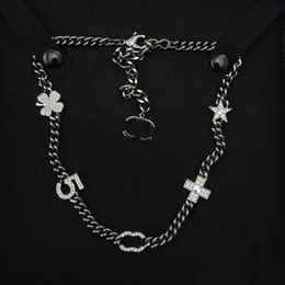 Chokers Chokers Designer Choker Chain Gunblack Letter Pendants Statement Fashion Womens Necklace Wedding Jewellery Accessories