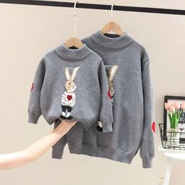 Family Matching Outfits Mom Son Jumper Mother And Daughter Sweater Children's Knitted Pullover Korean Parent Child Autumn Winter Clothes 231118