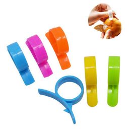 Fruit Vegetable Tools Plastic Ring Peelers Household Kitchen Tool Creative Pomegranate Orange Peeler Mixed Colours Drop Del Dhgarden Dhqs3