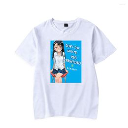 Men's T Shirts 2023 Nagatoro Anime Don't Bully KAWAII Style Men/Women Oversized T-shirt Youthful Vitality Novelty Tshirt Tops