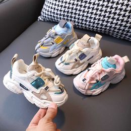 Sneakers 1-6 Year Boys Sneakers 3 Colour Comfortable Breathable Girls Shoes for Kids Sport Baby Running Shoes Fashion Toddler Infant ShoesHKD230701