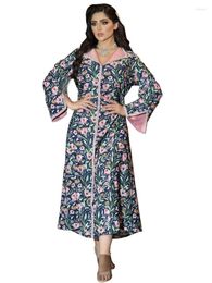 Ethnic Clothing Eid Party Muslim Diamond Dress Women Ramadan Abaya Mubarak Dubai Turkey Islam Robe Caftan Marocain Femme Musulmane Vestidos