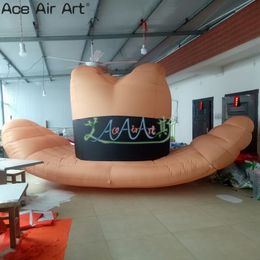 High Yellow Hat Replica Inflatable Cowboy Hat Model, Cold Air Balloon With Free Hair Dryer Us Special Price