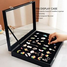 Jewellery Boxes Pin Display Case Transparent Dustproof Shadow Box For Military Medal Jewelr 231118