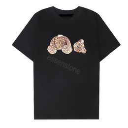 23ss estate Mens palmss Angels t Shirt orso di cotone Manica corta Stampa Outfit Tuta Tempo libero Spiaggia Asciugatura rapida Summer Set London Streetwear Angels tees S-2XL