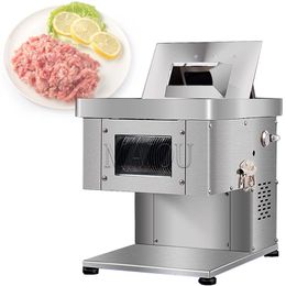 220V Electric Slicer Meat Cutter Drawer Commercial Slicer Meat Slicing Machine Stainless Steel